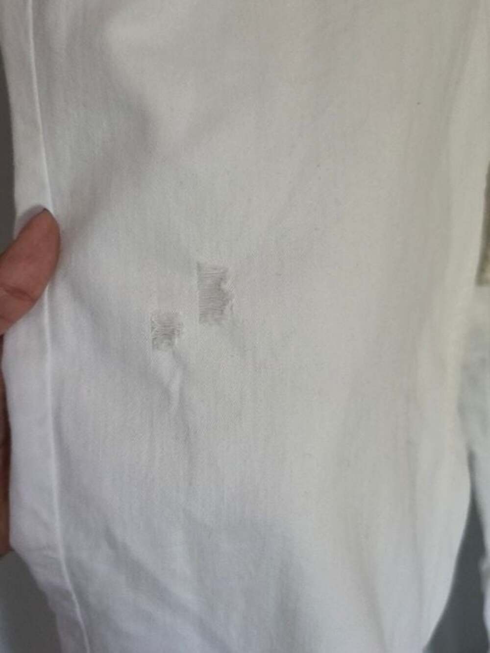 aerie Cream Drawstring Casual Pants - Picture 4 of 12